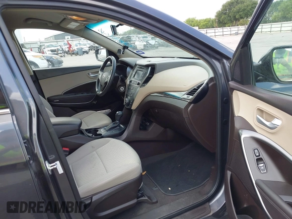 2017 Hyundai Santa Fe 2.4L with VIN 5XYZTDLB6HG458652, listed as a IAAI auction lot 42081160 with 90,816 mi miles and . Bid and sale history available at DreamBid. Image 5.