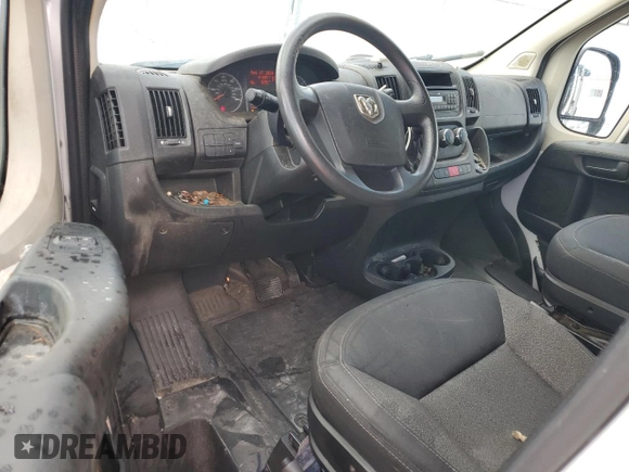 2016 Ram ProMaster Cargo with VIN 3C6TRVNG8GE125889, listed as a Copart auction lot 80901054 with 121,222 mi miles and Clean Title. Bid and sale history available at DreamBid. Image 8.