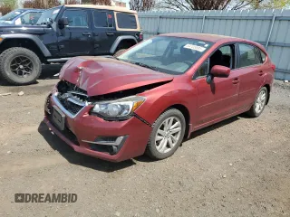2016 Subaru Impreza Premium с VIN JF1GPAB61G8217480, выставлен на аукционе Copart как лот 54705885 с пробегом 106 736 миль миль и Списание • Salvage title. История ставок и продаж доступна на DreamBid. Изображение 1.