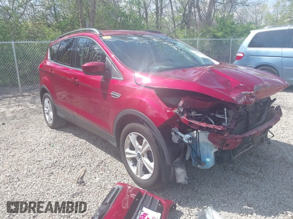 2016 Ford Escape SE with VIN 1FMCU0GXXGUB13165, listed as a IAAI auction lot 42094170 with 156,187 mi miles and . Bid and sale history available at carsss.com. Image 1.