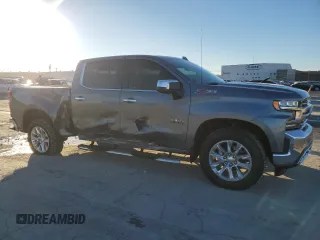 2020 Chevrolet Silverado 1500 LTZ with VIN 1GCUYGEL9LZ376654, listed as a Copart auction lot 89134425 with 33,529 mi miles and Salvage Title. Bid and sale history available at DreamBid. Image 4.
