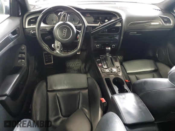 2015 Audi S4 Premium Plus with VIN WAUBGAFL9FA090969, listed as a Copart auction lot 68854794 with 0 mi miles and Salvage Title. Bid and sale history available at carsss.com. Image 8.