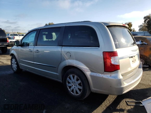 2016 Chrysler Town & Country Touring with VIN 2C4RC1BG6GR280375, listed as a Copart auction lot 84906994 with 123,663 mi miles and Salvage Title. Bid and sale history available at carsss.com. Image 2.