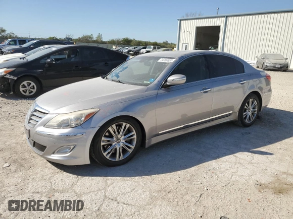 2012 Hyundai Genesis 5.0L with VIN KMHGC4DH2CU193483, listed as a Copart auction lot 74206584 with 191,101 mi miles and Salvage Title. Bid and sale history available at carsss.com. Image 1.