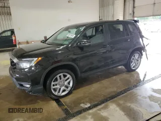 2025 Honda Passport EX-L z VIN 5FNYF8H58SB012143, wystawiony jako Copart lot #60913695 z przebiegiem 2 411 mil mil oraz Szkoda całkowita • Salvage title. Historia ofert i sprzedaży dostępna na DreamBid. Obrazek 1.