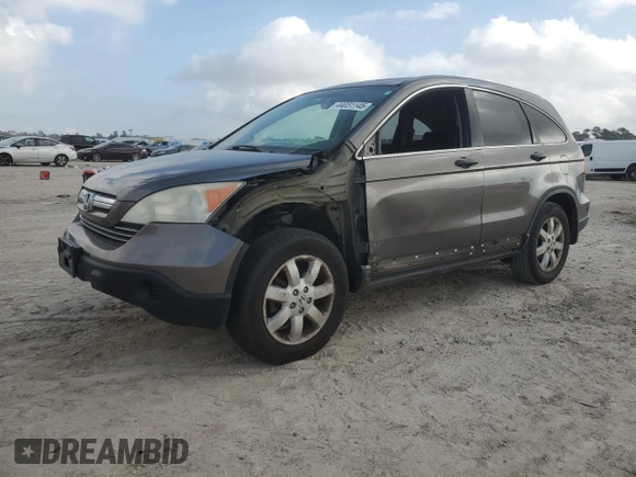 2009 Honda CR-V EX with VIN 5J6RE48569L012210, listed as a Copart auction lot 44031145 with 289,356 mi miles and Salvage Title. Bid and sale history available at carsss.com. Image 1.