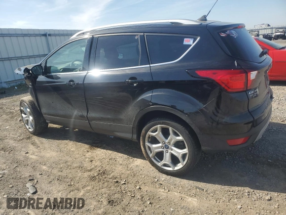 2019 Ford Escape Titanium with VIN 1FMCU0J99KUB10731, listed as a Copart auction lot 53433825 with 152,280 mi miles and Salvage title. Bid and sale history available at DreamBid. Image 2.