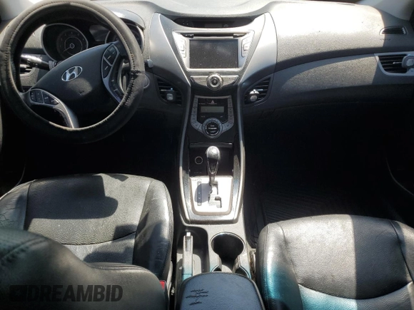 2013 Hyundai Elantra Limited with VIN KMHDH4AE2DU770397, listed as a Copart auction lot 51795655 with 146,281 mi miles and Salvage Title. Bid and sale history available at carsss.com. Image 8.