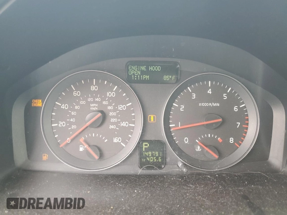 2010 Volvo S40 with VIN YV1382MS5A2504282, listed as a Copart auction lot 66360834 with 149,791 mi miles and Salvage Title. Bid and sale history available at carsss.com. Image 9.