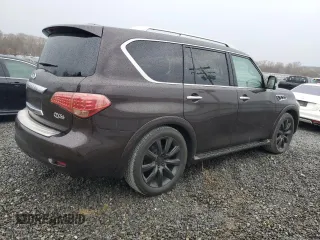 2013 Infiniti QX56 with VIN JN8AZ2NE2D9041441, listed as a Copart auction lot 50211065 with 143,876 mi miles and Clean Title. Bid and sale history available at carsss.com. Image 3.