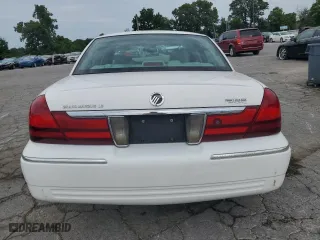 2004 Mercury Grand Marquis LS Premium with VIN 2MEFM75W34X667347, listed as a Copart auction lot 61209224 with 129,345 mi miles and Salvage Title. Bid and sale history available at carsss.com. Image 6.