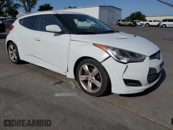 2012 Hyundai Veloster w/Gray Int with VIN KMHTC6AD9CU025190, listed as a Copart auction lot 59702755 with 188,579 mi miles and Salvage title. Bid and sale history available at DreamBid. Image 4.