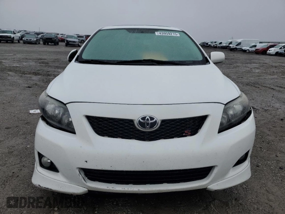 2009 Toyota Corolla with VIN 1NXBU40E99Z088841, listed as a Copart auction lot 43959215 with 193,935 mi miles and Salvage Title. Bid and sale history available at carsss.com. Image 5.