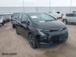 2023 Chevrolet Bolt EV 2LT with VIN 1G1FX6S02P4143467, listed as a IAAI auction lot 41607322 with 95,398 mi miles. Bid and sale history available at carsss.com. Image 1.