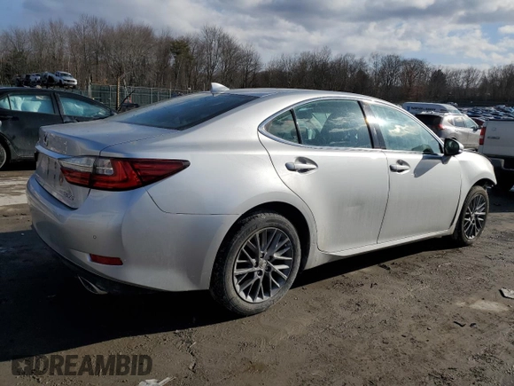 2018 Lexus ES with VIN 58ABK1GG4JU101875, listed as a Copart auction lot 43758595 with 0 mi miles and Salvage Title. Bid and sale history available at carsss.com. Image 3.
