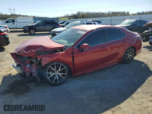 2021 Toyota Camry SE Nightshade with VIN 4T1T11AK2MU435287, listed as a Copart auction lot 48385015 with 31,332 mi miles and Salvage Title. Bid and sale history available at carsss.com. Image 1.