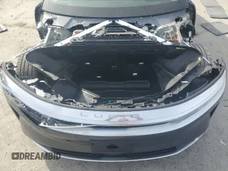 2024 Lucid Air Pure with VIN 50EA1PGA6RA002444, listed as a Copart auction lot 42819025 with 2,705 mi miles and Salvage Title. Bid and sale history available at carsss.com. Image 13.