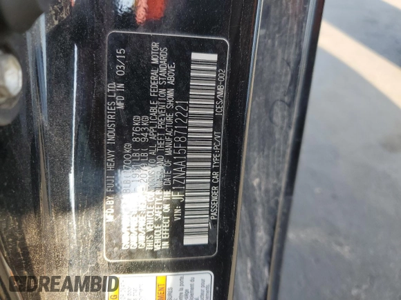 2015 Scion FR-S z VIN JF1ZNAA15F8712221, wystawiony jako Copart lot #58330515 z przebiegiem 108 646 mil mil oraz Szkoda całkowita • Salvage title. Historia ofert i sprzedaży dostępna na DreamBid. Obrazek 12.