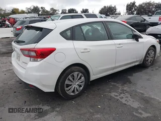 2023 Subaru Impreza with VIN 4S3GTAB60P3700817, listed as a IAAI auction lot 41501563 with 17,170 mi miles and . Bid and sale history available at DreamBid. Image 4.