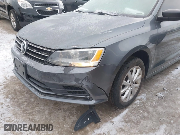 2015 Volkswagen Jetta Sport with VIN 3VWD17AJ6FM319596, listed as a IAAI auction lot 41370591 with 92,818 mi miles and . Bid and sale history available at DreamBid. Image 6.