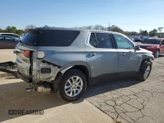 2023 Chevrolet Traverse LS with VIN 1GNEVLKW0PJ200334, listed as a Copart auction lot 76486454 with 28,756 mi miles and Salvage Title. Bid and sale history available at carsss.com. Image 3.