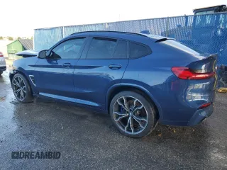 2020 BMW X4 M Competition z VIN 5YMUJ0C0XL9B03463, wystawiony jako Copart lot #73372744 z przebiegiem Nie podano mil oraz Szkoda całkowita • Salvage title. Historia ofert i sprzedaży dostępna na DreamBid. Obrazek 2.