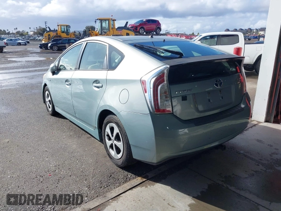 2013 Toyota Prius One with VIN JTDKN3DU6D5557058, listed as a IAAI auction lot 41765281 with 118,128 mi miles. Bid and sale history available at carsss.com. Image 3.