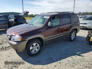 2001 Mazda Tribute LX with VIN 4F2YU09101KM68481, listed as a Copart auction lot 50490805 with 125,608 mi miles and Non Repairable. Bid and sale history available at carsss.com. Image 1.