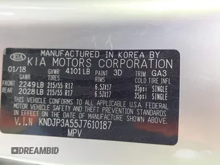 2018 Kia Soul + with VIN KNDJP3A55J7610187, listed as a IAAI auction lot 42121752 with 65,204 mi miles. Bid and sale history available at carsss.com. Image 9.