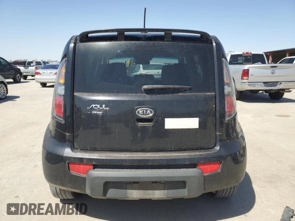 2011 Kia Soul + with VIN KNDJT2A22B7216109, listed as a Copart auction lot 48726895 with 277,440 mi miles and Salvage Title. Bid and sale history available at DreamBid. Image 6.