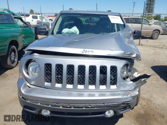 2017 Jeep Patriot Sport SE with VIN 1C4NJPBA8HD207631, listed as a IAAI auction lot 42809313 with 153,799 mi miles and . Bid and sale history available at DreamBid. Image 12.
