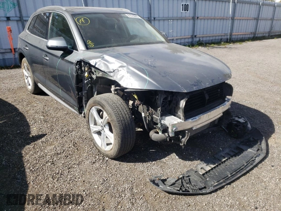 2018 Audi Q5 Premium Plus with VIN WA1BNAFY9J2045077, listed as a Copart auction lot 61676022 with 36,303 mi miles. Bid and sale history available at carsss.com. Image 1.