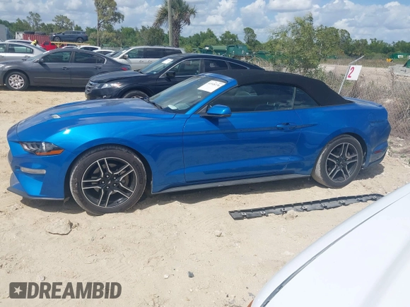 2020 Ford Mustang EcoBoost with VIN 1FATP8UH9L5134364, listed as a IAAI auction lot 41948736 with 104,298 mi miles. Bid and sale history available at carsss.com. Image 14.