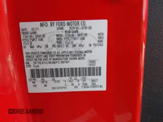 2011 Ford F-150 XL с VIN 1FTEX1CM3BFC39791, выставлен на аукционе IAAI как лот 41121027 с пробегом 168 444 миль миль и . История ставок и продаж доступна на DreamBid. Изображение 9.