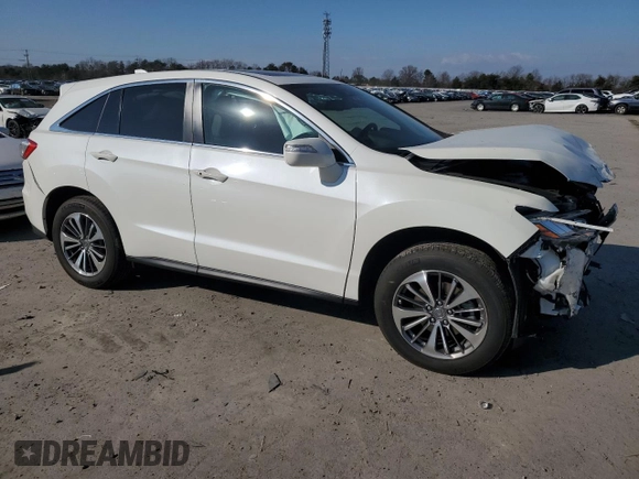 2018 Acura RDX w/Advance Pkg with VIN 5J8TB3H74JL012518, listed as a Copart auction lot 43833485 with 77,828 mi miles and Salvage Title. Bid and sale history available at carsss.com. Image 4.