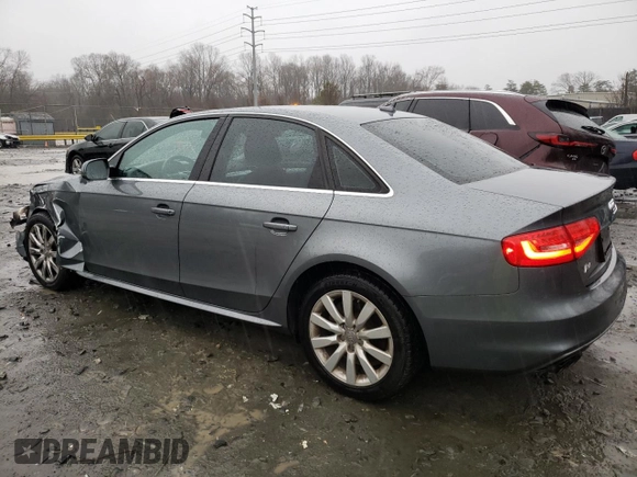 2015 Audi A4 Premium with VIN WAUBFAFL9FN003793, listed as a Copart auction lot 47063275 with 126,123 mi miles and Salvage Title. Bid and sale history available at carsss.com. Image 2.