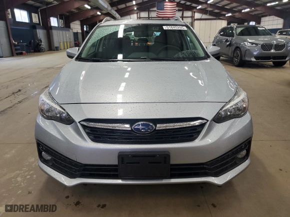 2022 Subaru Impreza Premium with VIN 4S3GTAD69N3723989, listed as a Copart auction lot 51845205 with 24,407 mi miles and Salvage Title. Bid and sale history available at carsss.com. Image 5.