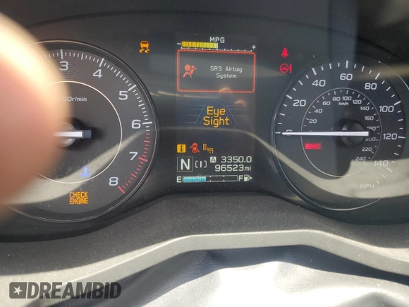 2022 Subaru Impreza Premium with VIN 4S3GKAD61N3607317, listed as a Copart auction lot 60470265 with 96,523 mi miles and Non repairable. Bid and sale history available at DreamBid. Image 9.