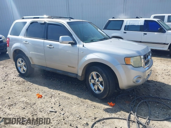 2008 Ford Escape Limited with VIN 1FMCU04178KE82143, listed as a IAAI auction lot 42297792 with 352,516 mi miles and . Bid and sale history available at DreamBid. Image 1.