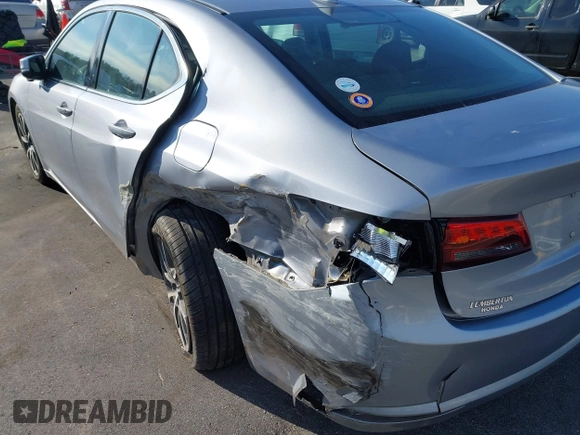 2015 Acura TLX V6 Tech with VIN 19UUB2F51FA017999, listed as a IAAI auction lot 41451757 with 123,619 mi miles. Bid and sale history available at carsss.com. Image 17.