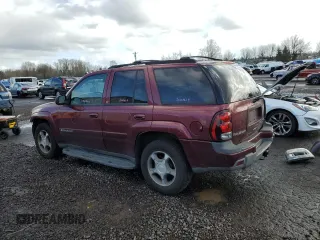 2004 Chevrolet TrailBlazer LT with VIN 1GNDT13S042383001, listed as a Copart auction lot 45517995 with 124,418 mi miles and Salvage Title. Bid and sale history available at carsss.com. Image 2.