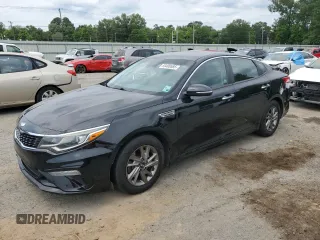 2019 Kia Optima LX with VIN 5XXGT4L34KG310821, listed as a Copart auction lot 59408585 with 257,021 mi miles and Salvage title. Bid and sale history available at DreamBid. Image 1.