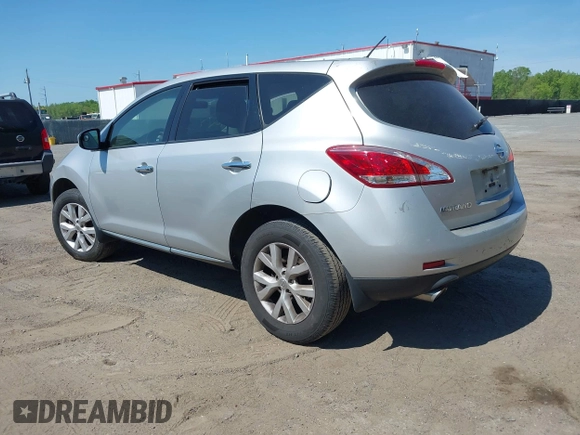 2012 Nissan Murano SV with VIN JN8AZ1MW8CW227408, listed as a IAAI auction lot 42153588 with 144,179 mi miles and . Bid and sale history available at carsss.com. Image 3.