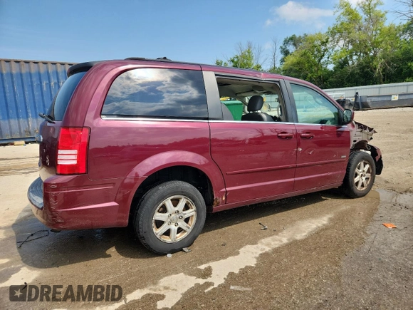2008 Chrysler Town & Country Touring with VIN 2A8HR54P48R815079, listed as a Copart auction lot 63579045 with 152,815 mi miles and Non repairable. Bid and sale history available at DreamBid. Image 3.