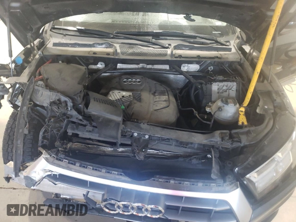 2018 Audi Q5 Premium Plus with VIN WA1BNAFY0J2234930, listed as a Copart auction lot 50654095 with 65,442 mi miles and Salvage Title. Bid and sale history available at carsss.com. Image 14.