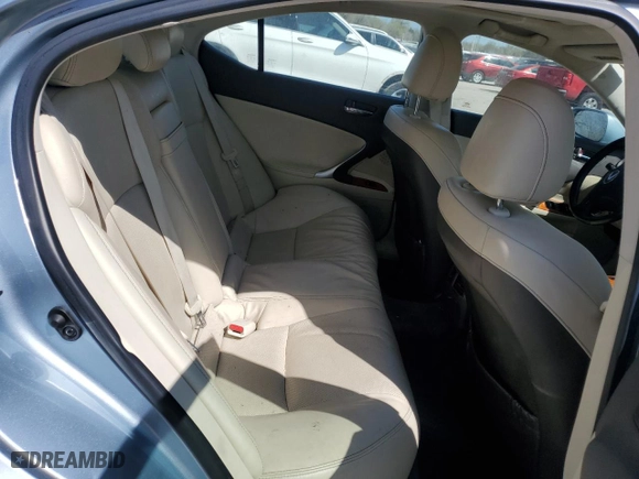 2009 Lexus IS 250 with VIN JTHCK262295029493, listed as a Copart auction lot 50779205 with 143,746 mi miles and Clean Title. Bid and sale history available at carsss.com. Image 10.