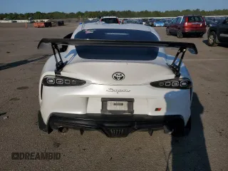 2021 Toyota GR Supra 3.0 with VIN WZ1DB0C03MW045204, listed as a Copart auction lot 71127244 with 0 mi miles and Salvage Title. Bid and sale history available at carsss.com. Image 6.