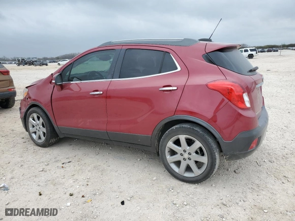 2016 Buick Encore Premium with VIN KL4CJDSB7GB585555, listed as a Copart auction lot 44154685 with 61,086 mi miles and Salvage Title. Bid and sale history available at carsss.com. Image 2.