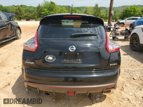 2015 Nissan Juke S with VIN JN8AF5MV4FT562114, listed as a Copart auction lot 53958235 with 93,280 mi miles and Salvage Title. Bid and sale history available at carsss.com. Image 6.