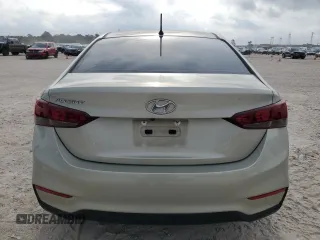 2018 Hyundai Accent SE with VIN 3KPC24A33JE017505, listed as a Copart auction lot 53810625 with 106,679 mi miles and Salvage Title. Bid and sale history available at carsss.com. Image 6.